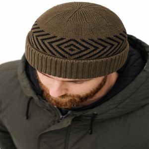 Gorro de Punto Unisex de Primera Calidad con Patrón de Bordado 3D, Estilo con Puño, Transpirable, Impermeable, 100% Acrílico, Seguro y Cómodo - Product Image 5