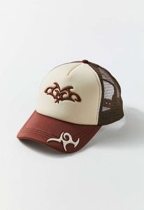 OEM Custom <b>Flat</b> Brim Trucker Hats Low MOQ Embroidered Mesh Baseball <b>Caps</b> Contrast Color Outdoor Sport <b>Caps</b> for <b>Men</b> - Product Image 5