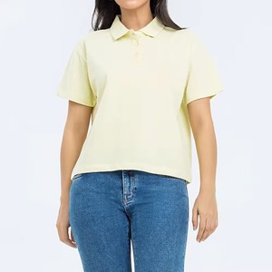 Camiseta Polo de Mujer 100% Algodón, Corte Ajustado, Diseña Tu Propio Logotipo, Fabricante OEM, Camiseta Polo de Mujer con Servicio OEM - Product Image 2