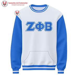 เสื้อสเวตเชิ้ตผู้หญิง Zeta Phi Beta แบบขายส่งสั่งทำพิเศษสำหรับฤดูหนาว เนื้อผ้าฝ้ายน้ำหนักเบา ระบายอากาศได้ดี แห้งเร็ว แขนยาว สไตล์สตรีทแวร์ - Product Image 2