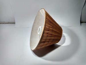 Nouvelle Arrivée Abat-jour Suspendu E27 Fait Main Style Européen Moderne en Tissu Coton et Lin avec Cadre en Fil Léger pour Intérieur - Product Image 2