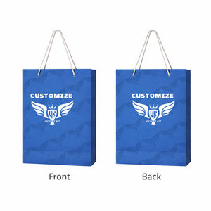 Bolsas de Regalo de Papel Impresas Personalizadas con Asas de Cuerda, Bolsas de Compras de Lujo para Minoristas y Promociones, Venta al Por Mayor - Product Image 3