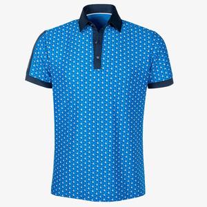 Chemises polo pour hommes en polyester et élasthanne imprimées - Product Image 5