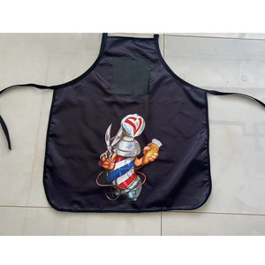 Tablier de Barbier Rétro Tendance Sans Manches pour Coiffeurs – Tenue Professionnelle de Salon avec Col Halter – Service OEM - Product Image 4