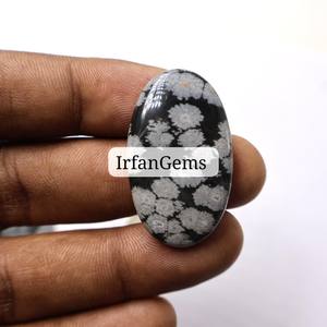 อัญมณีทรงหลังเบี้ยทรงหลวมคุณภาพสูงเกล็ดหิมะธรรมชาติอัญมณีควอตซ์ชั้นดีทำวัสดุฟรีไซส์ขายส่ง - Product Image 2