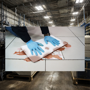 Tampon absorbant d'huile robuste 200 GSM en polypropylène pour le contrôle des déversements industriels, absorption exclusive de l'huile, usage en usine, atelier, marine - Product Image 3