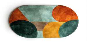 Alfombra Moderna Grande con Diseño Floral para Interiores, Alfombra de Lana Suave Hecha a Mano para Sala de Estar y Dormitorio, Pelo Alto, Antideslizante e Impermeable - Product Image 5