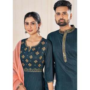 ชุดทำงานแบบคู่ผ้าถักลายวิสคอสจากนักออกแบบ - Product Image 2