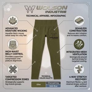 Women's High Performance Eco-Friendly Seamless <b>Leggings</b> with Moisture Wicking Fabric <b>Pockets</b> for Gym Training Fitness Workouts - Product Image 3