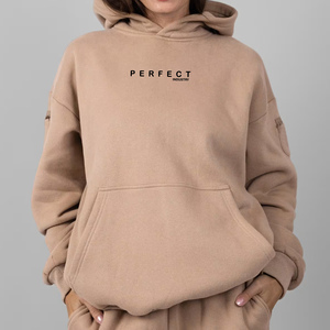 PERFECT INDUSTRY Women Hoodies Customized Logo Zipper Hoodies Casual Wear <b>Jumpers</b> Cotton Fleece Sweatshirts Tracksuits - Product Image 3