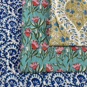ผ้าฝ้ายพิมพ์ลายพื้นผ้าป๊อปลินของ CHOHAN TEXTILE ผ้าทอลายดอกไม้สำหรับเสื้อผ้าเด็กผู้หญิง ของตกแต่งบ้าน น้ำหนักเบา ระบายอากาศได้ดี ป้องกันไฟฟ้าสถิต - Product Image 2