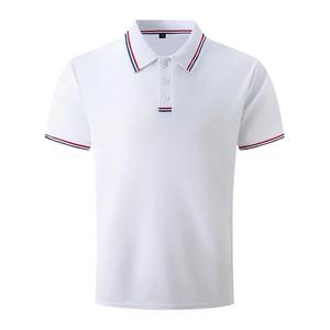 Camiseta Polo de Secado Rápido para Hombre, Color Sólido, Cuello Elástico, Manga Corta, para Deportes y Actividades - Product Image 4