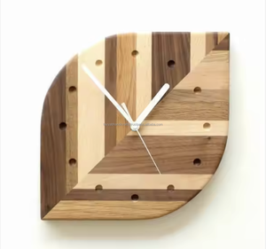 Modern Creative 12 Inch Wooden Luminous Wall <b>Clock</b> for Home Decoration Mdf Luminous - Product Image 1