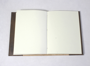 Cuaderno de Papel de Algodón Reciclado Hecho a Mano de Alta Calidad, con Cubierta Frontal en Color Antiguo, Encuadernado con Pegamento, Recargable, con Páginas de Papel de Cabra - Product Image 3