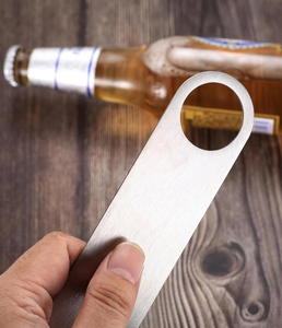 Premium Stainless Steel <b>Wine</b> Bottle Opener Modern Design Ergonomic Comfort Grip Wood Handle Heavy-Duty - Product Image 1