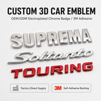 Autocollant d'emblème de voiture 3D personnalisé, imperméable, logo automobile brillant noir, décalcomanie pour carrosserie de véhicule, décoration extérieure pour SUV et camion