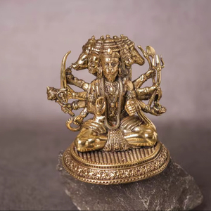 Estatua Grande de Latón del Señor |   Artesanía Metálica Hecha a Mano, Arte Pop Moderno, Ecológico y Duradero, Figura de Dios Hindú para Mesa, Hogar o Templo, Ideal para Cumpleaños - Product Image 1