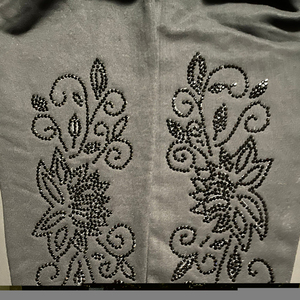 Sudadera con Capucha para Hombre, Diseño Floral con Pedrería, Corte Regular, Algodón, Informal, para Otoño - Product Image 6