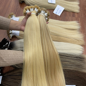 Extensions de cheveux en kératine à pointe plate de qualité supérieure en gros, cheveux humains vietnamiens, tendance 2026 pour salon de coiffure - Product Image 1