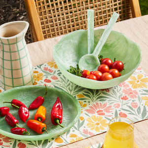 Tazón para Servir Hecho a Mano de Resina con Remolino Verde Esmeralda, Tazón Decorativo de Lujo para Frutas, para Hogar, Hotel y Restaurante de Primera Calidad - Product Image 3