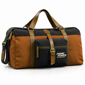 New Collection Custom Logo Canvas Sports Duffel Bag Wholesale Gym Travel Bag Large Capacity Shoulder Strap OEM ODM Manufacturer - Product Image 1