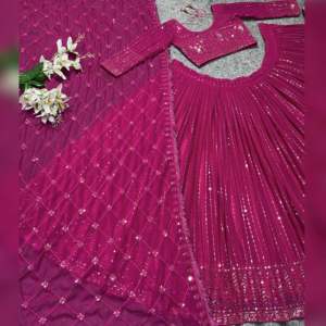 Designer Fancy Border Lace Work Lehenga Choli pour les fêtes et les clubs Elegant Wear - Product Image 6