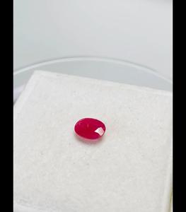 Rubis naturel certifié IGI, taille ovale, 1,28 carats, 8,20x6,28x2,57 mm, couleur rouge premium, lustre excellent, pierre précieuse de collection pour bijoux - Product Image 6