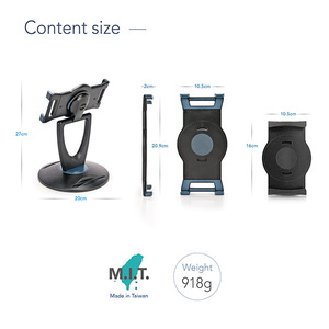 Kiosque pour tablette d'ordinateur portable Support de rotation AIDATA - Product Image 3