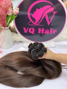 ผมมนุษย์เคราตินสำหรับต่อผมปลายแบนทำจาก100% ชาวรัสเซียทรงเวียดนามแบบคู่ - Product Image 3