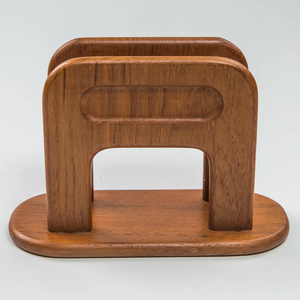กล่องเก็บผ้าเช็ดปากไม้ธรรมชาติสไตล์เรียบง่ายสำหรับห้องครัว - Product Image 6