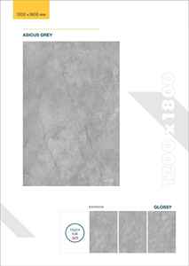 Carreaux en porcelaine finition marbre 1200x1800mm, surface brillante, dalles de grande taille de qualité supérieure pour sol et mur - Product Image 6