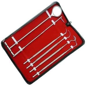 Kit Dental Equino Premium con Espejo, Sonda, Explorador y Instrumentos Veterinarios de Acero Inoxidable para el Cuidado Dental de Caballos - Product Image 1