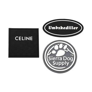 Custom 3D Embossed Rubber PVC <b>Sew</b>-<b>On</b> <b>Patches</b> custom pvc <b>patches</b> - Product Image 1