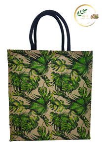 Handmade Natural Jute Carry <b>Bag</b> Eco Friendly Grocery Tote <b>Bag</b> with Reinforced Handles - Product Image 2