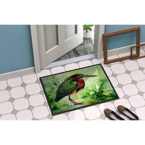 Paillasson Green Heron antidérapant lavable à poils bas 24H X 36W tapis d'entrée intérieur et extérieur pour porte d'entrée - Product Image 4