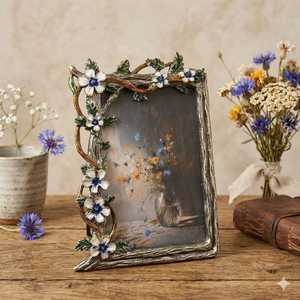 Cadre photo fait main, cadre photo moderne, présentoir de table, décoration minimaliste pour la maison, cadeau unique pour un anniversaire ou un mariage pour les couples - Product Image 4