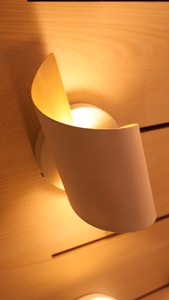 Modern White Plastic <b>Wall</b> Lamp Cylindrical Shade LED 2700K Warm <b>Light</b> Indoor Living Room Lighting <b>Switch</b> Control E27 - Product Image 2