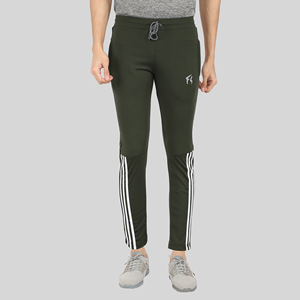 Pantalon de survêtement sport bleu quatre directions avec bande latérale, logo personnalisable, impression HD, délavage coloré, 100 % polyester, séchage rapide, tailles homme M/L/XL - Product Image 1