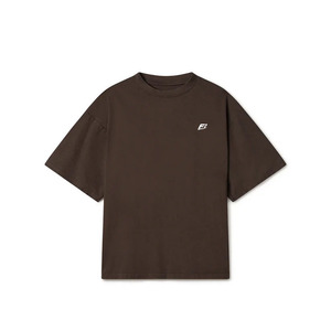 T-shirt streetwear 100% coton pour homme, coupe ample, épaules tombantes, impression en relief, logo personnalisé OEM, faible MOQ, t-shirts homme pas chers - Product Image 1