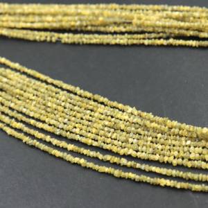 เพชรดิบสีเหลืองแบบไม่เจียระไน ขนาด 2-4 มม. ได้รับการรับรองจาก CMA สำหรับทำเครื่องประดับ - Product Image 5