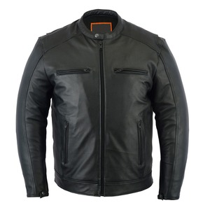 Premium Quality New Style Breathable Comfortable Leather <b>Jacket</b> for Adults - Wholesale Leather Casual Wear Biker Fashion <b>Soft</b> - Product Image 3