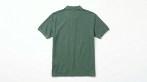 <b>Men's</b> <b>Green</b> <b>Polo</b> <b>Shirt</b> Short Sleeve Regular Fit Knitted Solid Color Casual Wear Breathable Cotton <b>Shirts</b> - Product Image 2