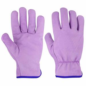 Guantes de Piel de Cabra Beige de Alta Calidad, Resistentes a la Abrasión, para Conducir, Jardinería y Protección de Manos - Product Image 3