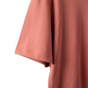 Camiseta Formal Oversize de Algodón 100% Pesado con Cuello Redondo y Hombros Caídos para Hombre, con Logotipo Personalizado, Anti-Pilling, Lisa, Venta al por Mayor - Product Image 5