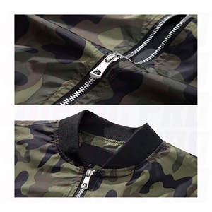 Chaqueta Deportiva Ligera de Corte Ajustado para Hombre, Chaqueta Bomber Informal para Actividades al Aire Libre, Gimnasio, Correr, Viajar, Transpirable y Deportiva - Product Image 3