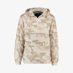 เสื้อแจ็คเก็ตผู้ชายลายพรางแบบมีฮู้ด ซิป ¼  ผ้า softshell กันน้ำ สำหรับกิจกรรมกลางแจ้ง ทรงโอเวอร์ไซส์ ความยาวปกติ ขายส่ง - Product Image 5