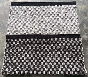Alfombra Antideslizante Moderna de Lana y Algodón AISHA FABS, Tejida a Mano, Textura Gruesa, Tejido Plano, Color Natural, Duradera, Trenzada, para Puerta, Habitación o Sala - Product Image 4