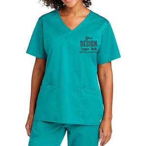 เสื้อสเวตเตอร์ขัดคอวีสำหรับผู้หญิงลายปักโลโก้ข้อความเสื้อเบลาส์หลากสีสำหรับ WW4760ออกแบบได้ตามที่ต้องการ - Product Image 3