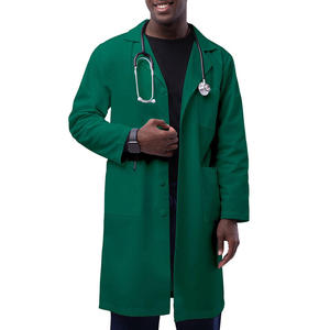 Unisex Medical Lab Coat OEM Custom Made New Arrival <b>Nurse</b> <b>Scrub</b> with Customized Size Polyester Hospital Use - Product Image 5