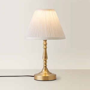 Lámpara de Mesa KS International de Hierro Hecha a Mano, Ecológica, con Pantalla de Tela Plegada, para Decoración de Escritorio o Mesita de Noche, Navidad, San Valentín - Product Image 4